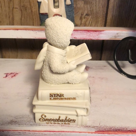 Vintage Dept. 56 Sno Babies Winter Tales Ceramic Figurine Music 🎶 Box - Picture 4 of 17